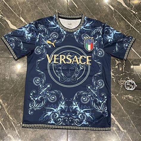 italien versace tröja|versace football shirt.